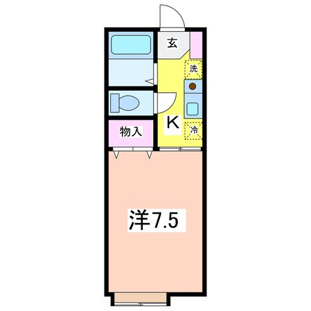 セジュール関屋田町の物件間取画像